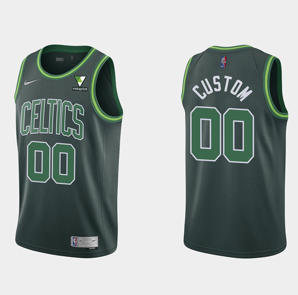 Men's Boston Celtics Active Player Custom Statement Edition Stitched Basketball Jersey